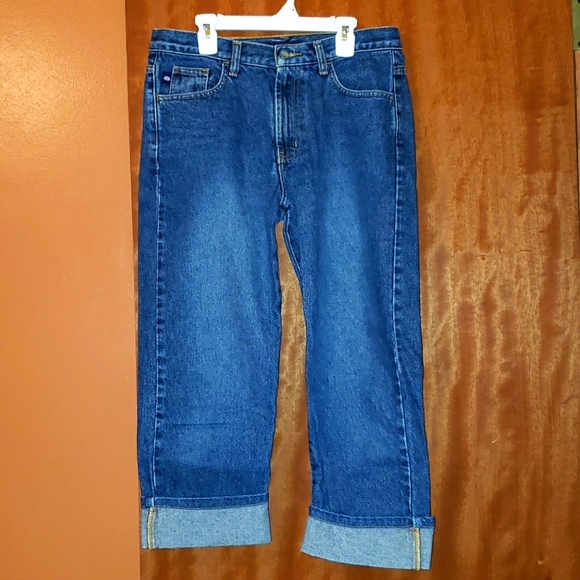 90's Vintage BONGO Denim Capris - Picture 1 of 10